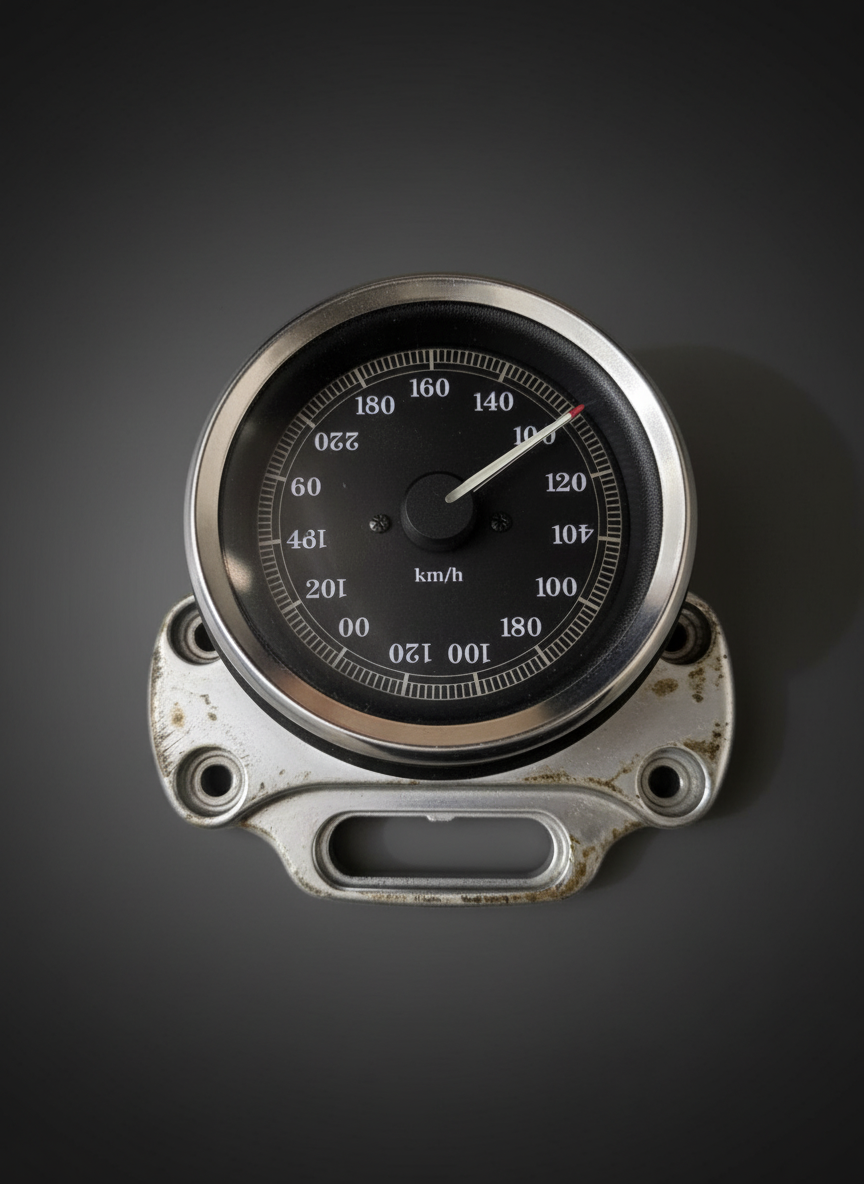 Marcador velocímetro con soporte cromado Sportster